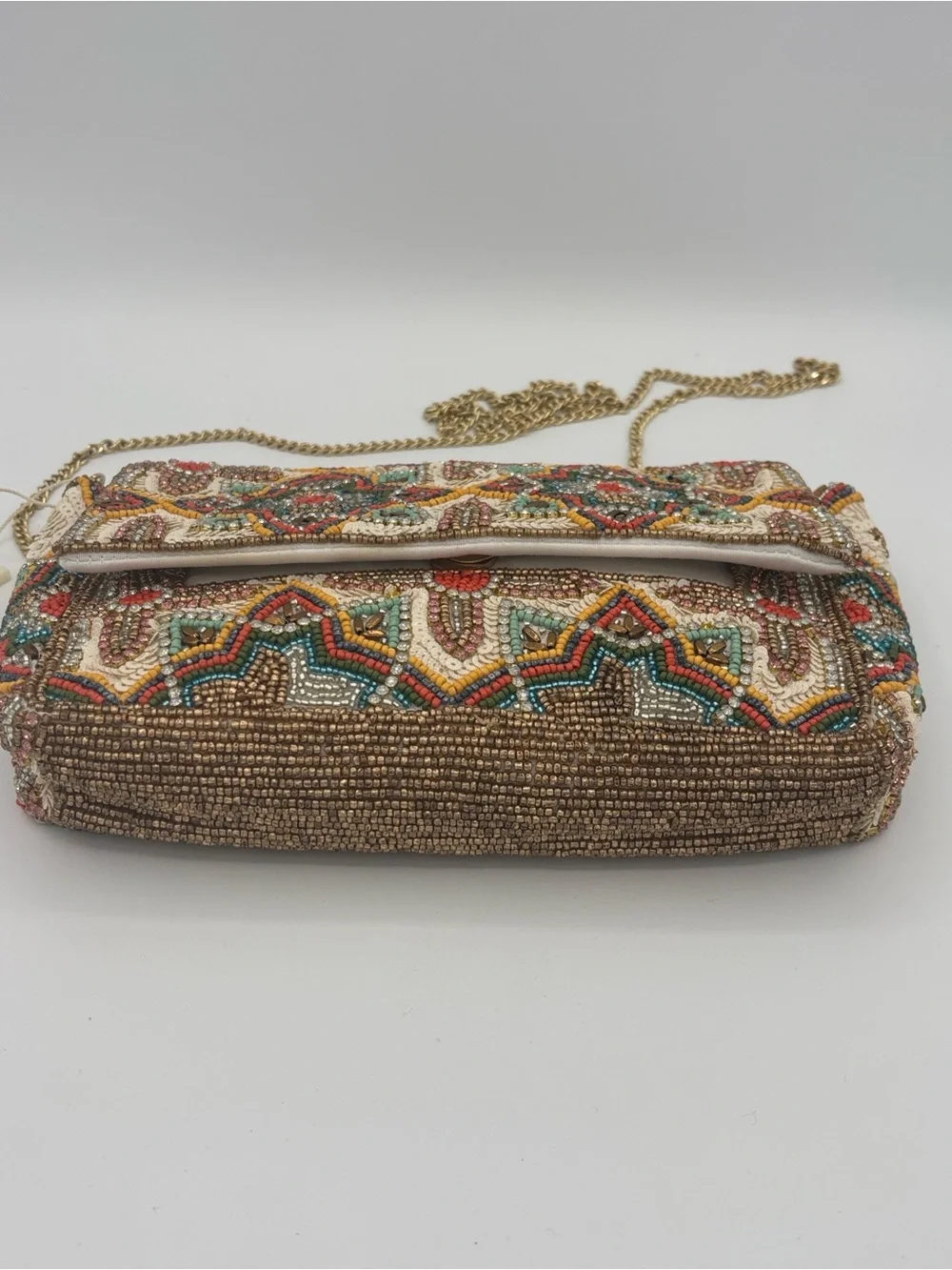 Antik Kraft Estrella Beaded Sequin Crossbody Bag - Multicolor